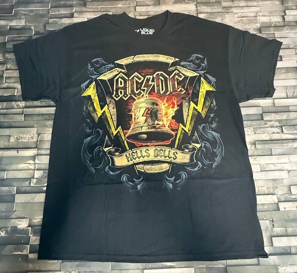 LIQUID BLUE AC/DC HELLS BELLS BAND TEE￼